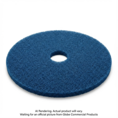 Globe 27" Blue Velvet Ultra High Speed Burnishing Pad (288V-27)