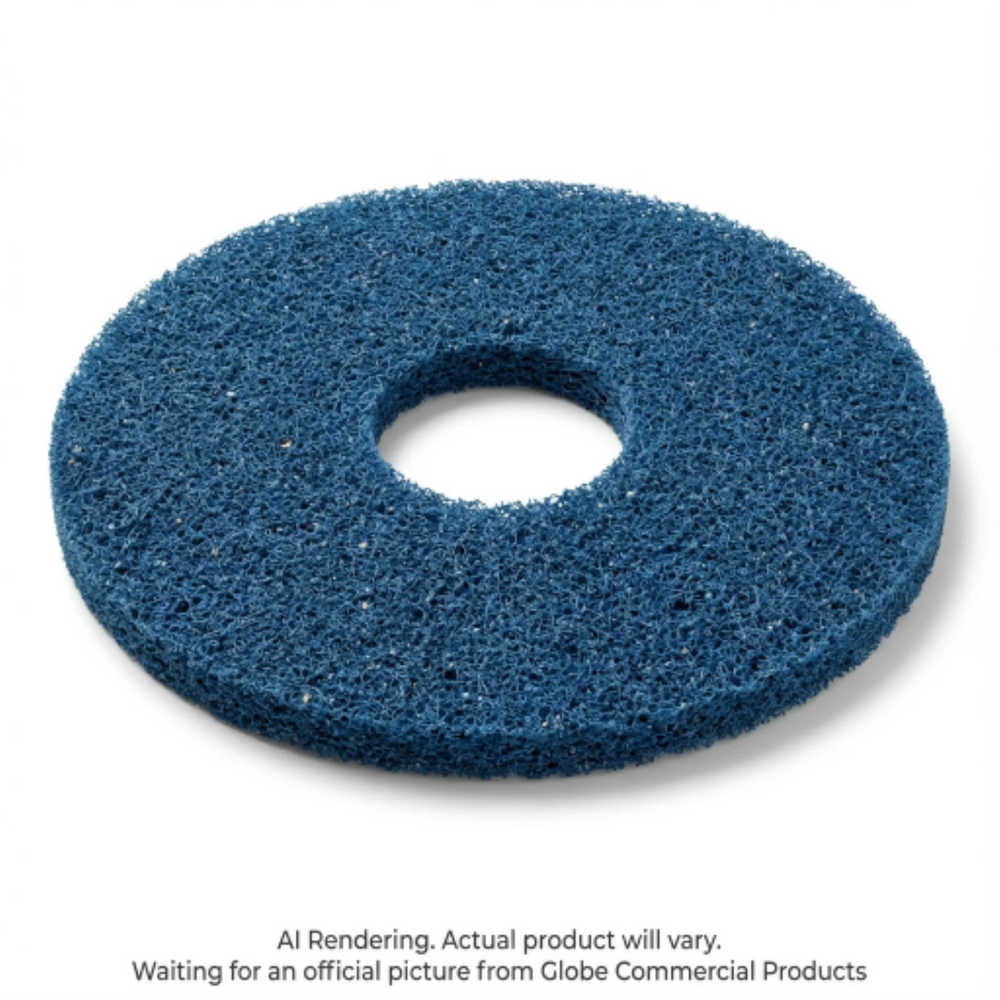 16"  Blue Cleaner Floor Pad