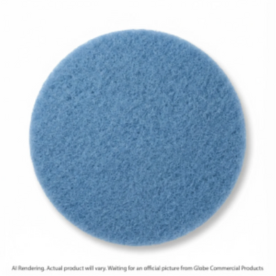 Globe Blue Velvet Ultra High Speed Burnishing Pad 19" (288V-19)