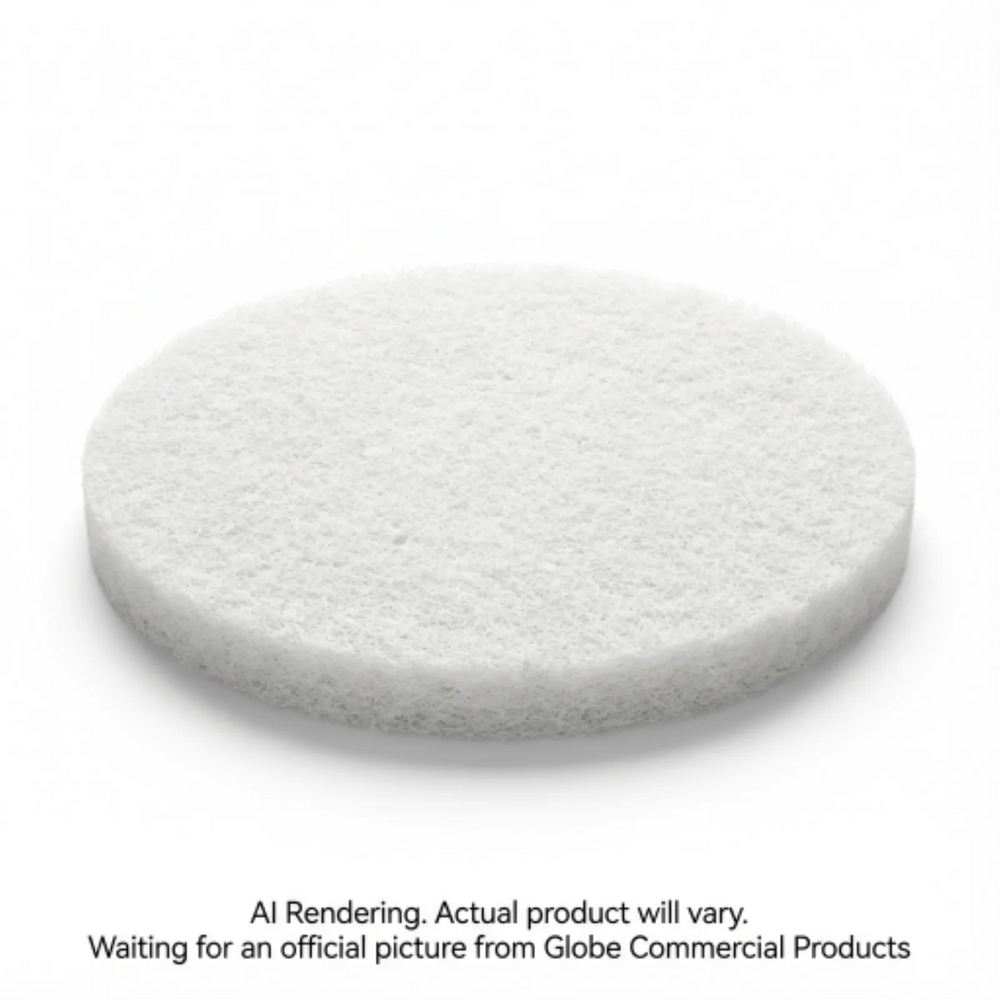 11"  White Super Polish Floor Pad