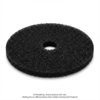 Globe 11" Black Stripping Floor Pad (230B-11)