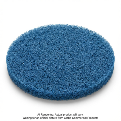Globe 13" Blue Cleaner Floor Pad (240B-13)