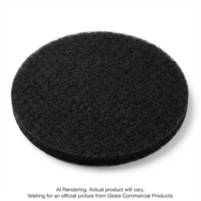 Globe 16" Black Stripping Floor Pad (230B-16)
