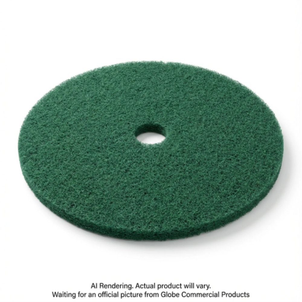 18"  Green Scrubbing Floor Pad