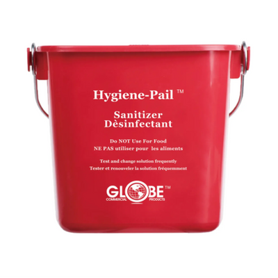 Globe 6Qt Sanitizing Pail Red (3616R)