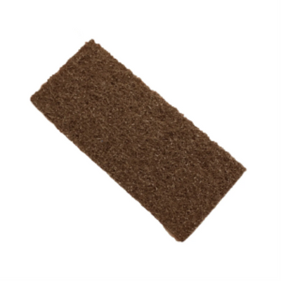Globe Heavy Duty Utility Pad Brown 4" x 10" (Pack of 5) (3753)