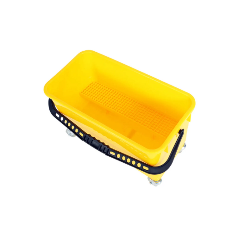 Window Cleaning Bucket with Sediment Screen and Casters