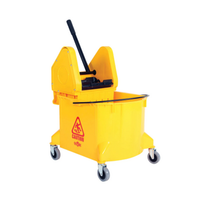 Globe 40 Qt Yellow Downpress Bucket and Wringer (3078Y)