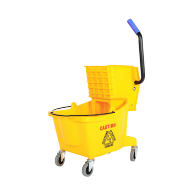 Globe 26 Qt Yellow Sidepress Bucket and Wringer (3081)
