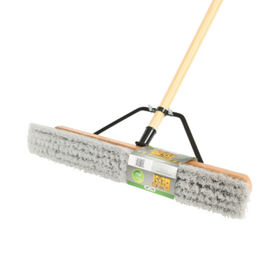 Globe Assembled Wood Block Contractor Push Broom Soft 24" (4062)