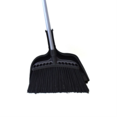Globe 16 Jumbo Commercial Angle Broom with 15" Dustpan (4007)