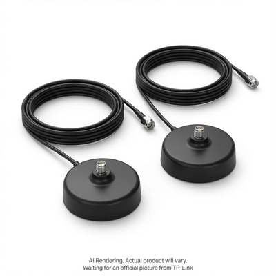 TP-Link Omada LTE Antenna Extension Base-1M 2-Pack (LTE-Antenna-Extension-Base-1M(2-pack))