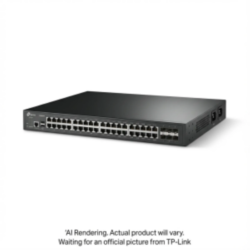 Omada 48-Port Gigabit Stackable L3 Managed Switch with 6 10GE SFP+ Slots