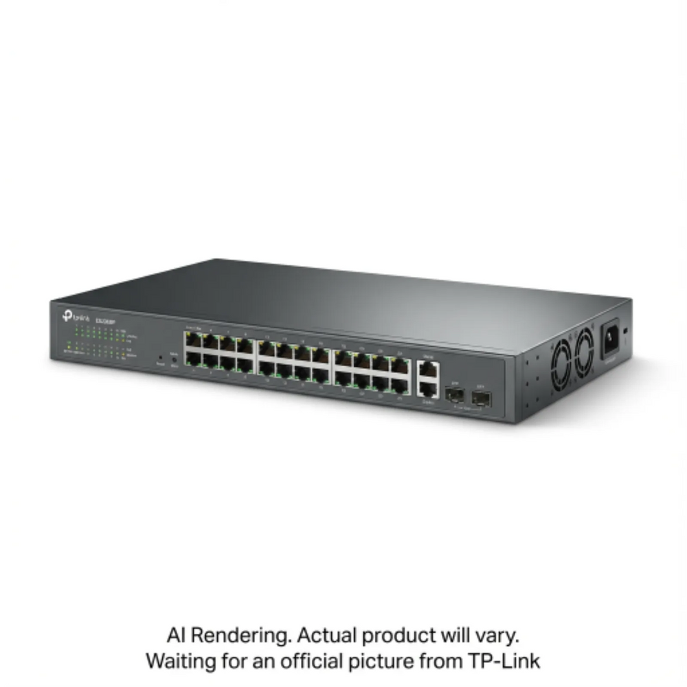 Omada 28-Port Gigabit Easy Managed Switch with 24-Port PoE+