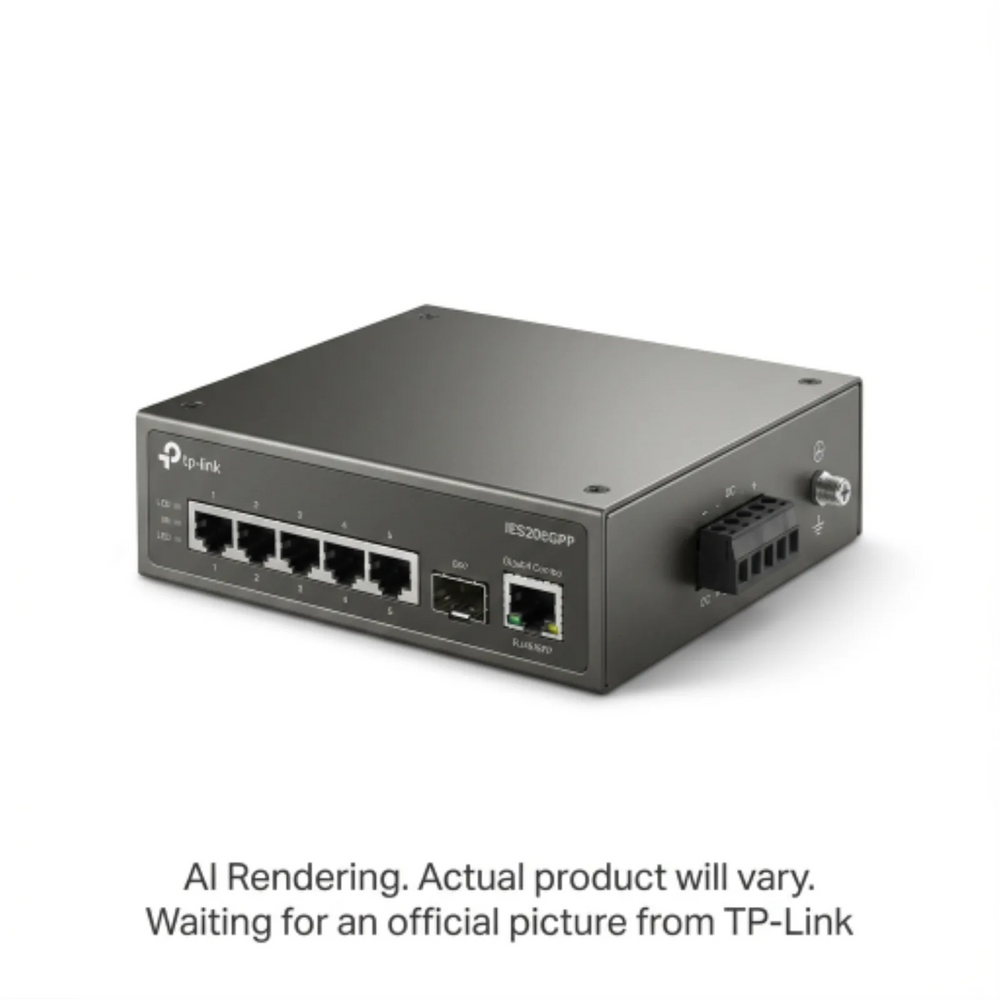 Omada 6-Port Gigabit Industrial Easy Managed Switch with 3-Port PoE+ and 1-Port PoE++
