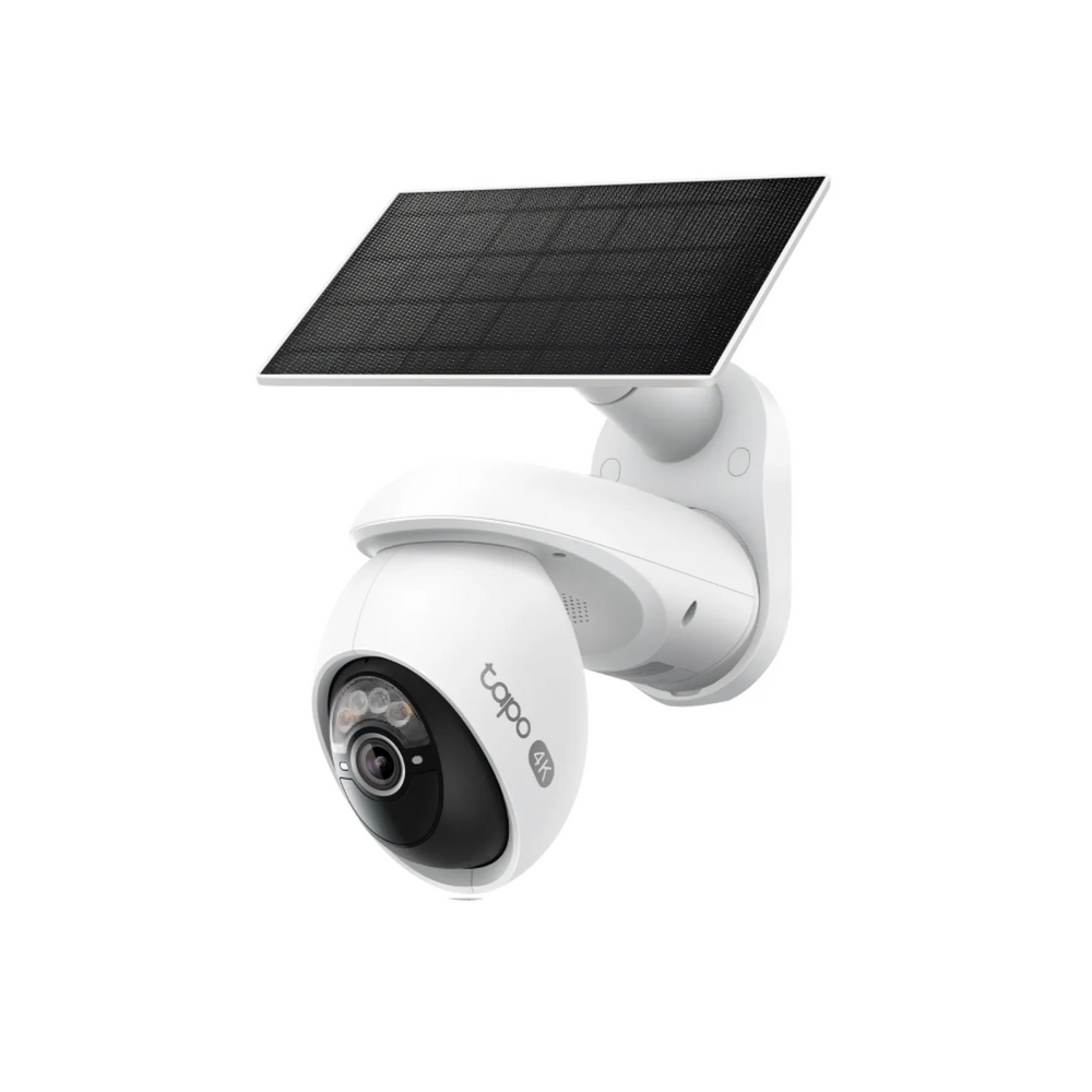 Solar-Powered Pan/Tilt Security Camera Kit