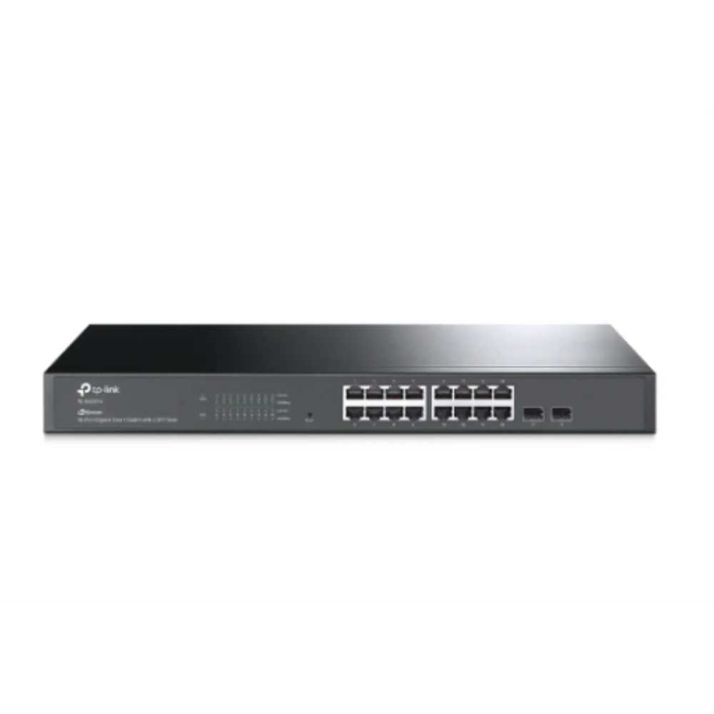 JetStream 16-Port Gigabit Smart Switch with 2 SFP Slots