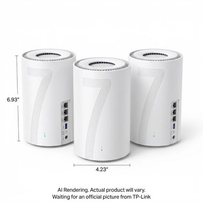 TP-Link BE14000 Whole Home Mesh Wi-Fi 7 System (Tri-Band) (Deco-BE68(3-pack))