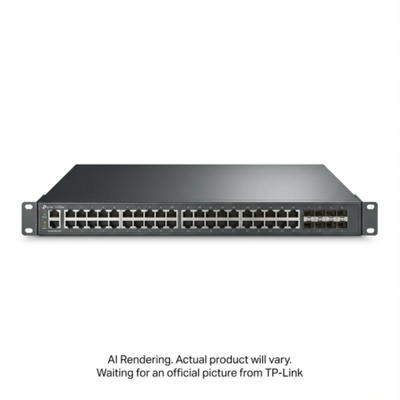 TP-Link 48-Port Gigabit PoE+ Switch with 6 10G Slots (S6500-48GP6XF)