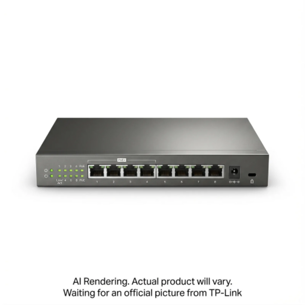 8-Port Gigabit Smart Switch with 4-Port PoE+