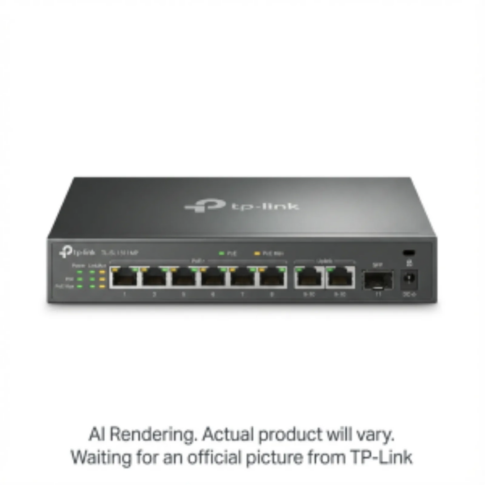 11-Port Switch with 8-Port PoE