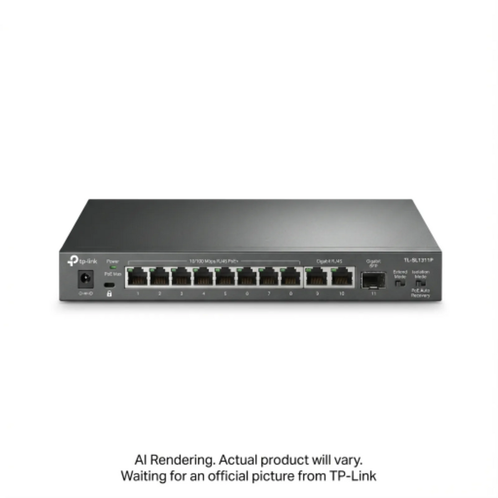 8-Port 10/100Mbps + 3-Port Gigabit Desktop Switch