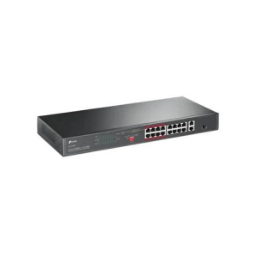 16-Port 10/100 Mbps   2-Port Gigabit Rackmount Switch