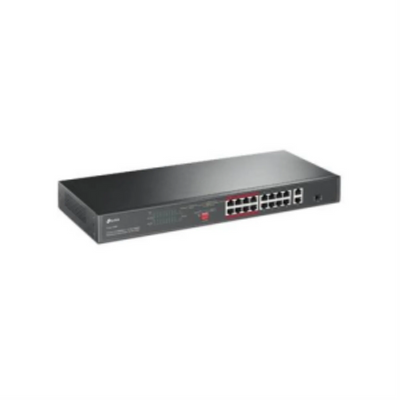 TP-Link 16-Port 10/100 Mbps 2-Port Gigabit Rackmount PoE+ Switch (TL-SL1218P)