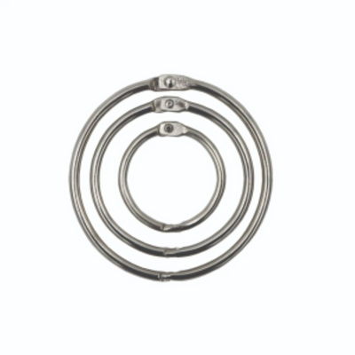 Westcott Brand Loose Leaf Rings Assorted Sizes - Pack of 15 (75915)