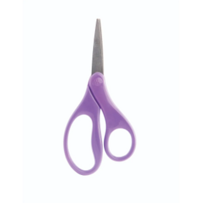 Westcott Brand 5" Antimicrobial Hard Handle Pointed Kids Scissors (15756)