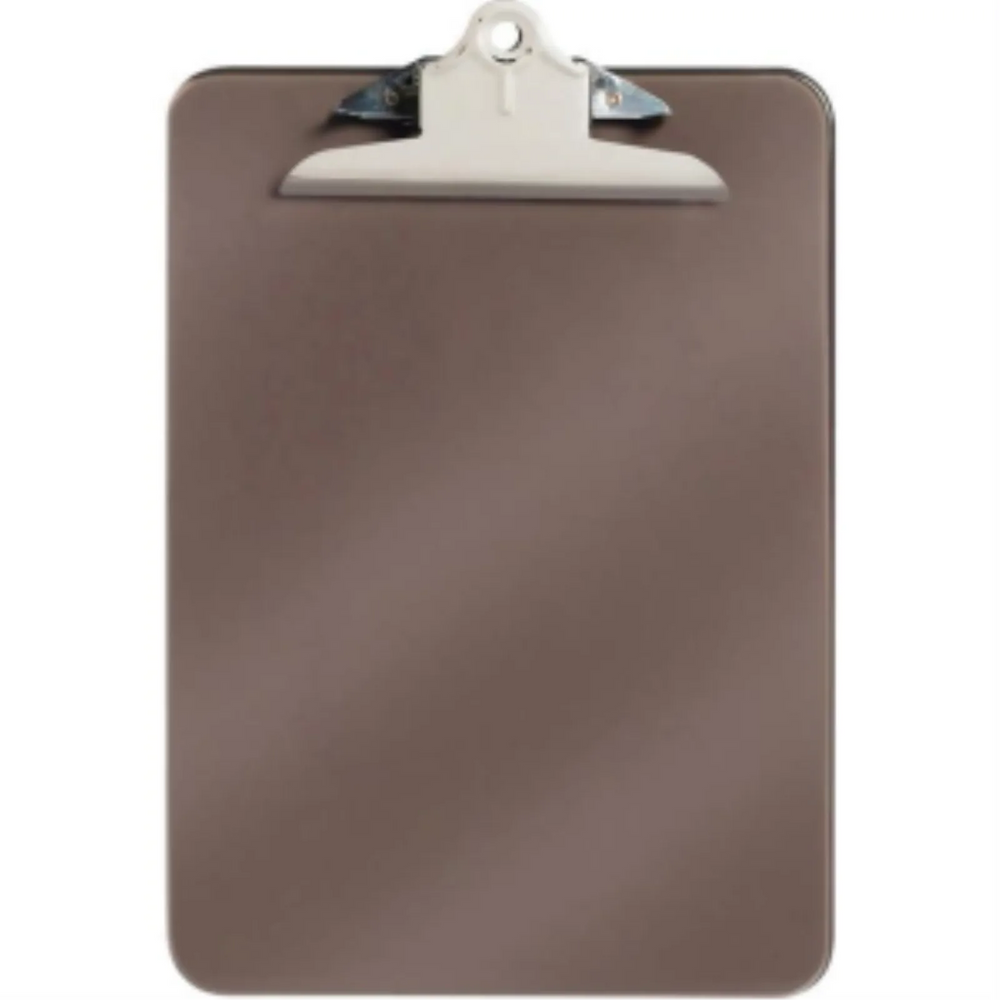 Letter Size – 9" x 12" - Smoke - 6" Spring Clip / 
Format lettre – 9 po x 12 po - Fumé – pince à ressort 
6 po