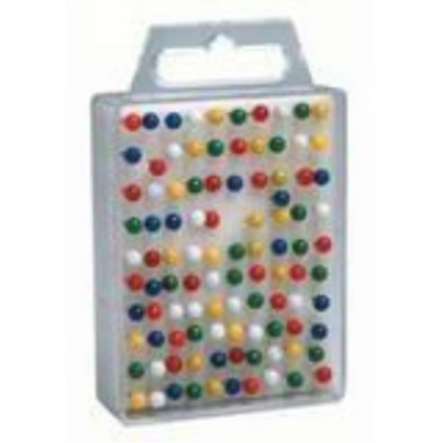 Westcott Brand Map Pins Assorted Colours - Box of 100 (174)