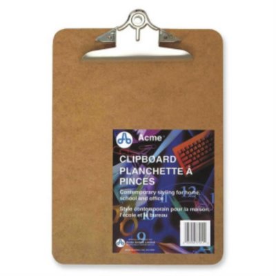 Letter Size – 9" x 12" / 
Format lettre – 9 po x 12 po
