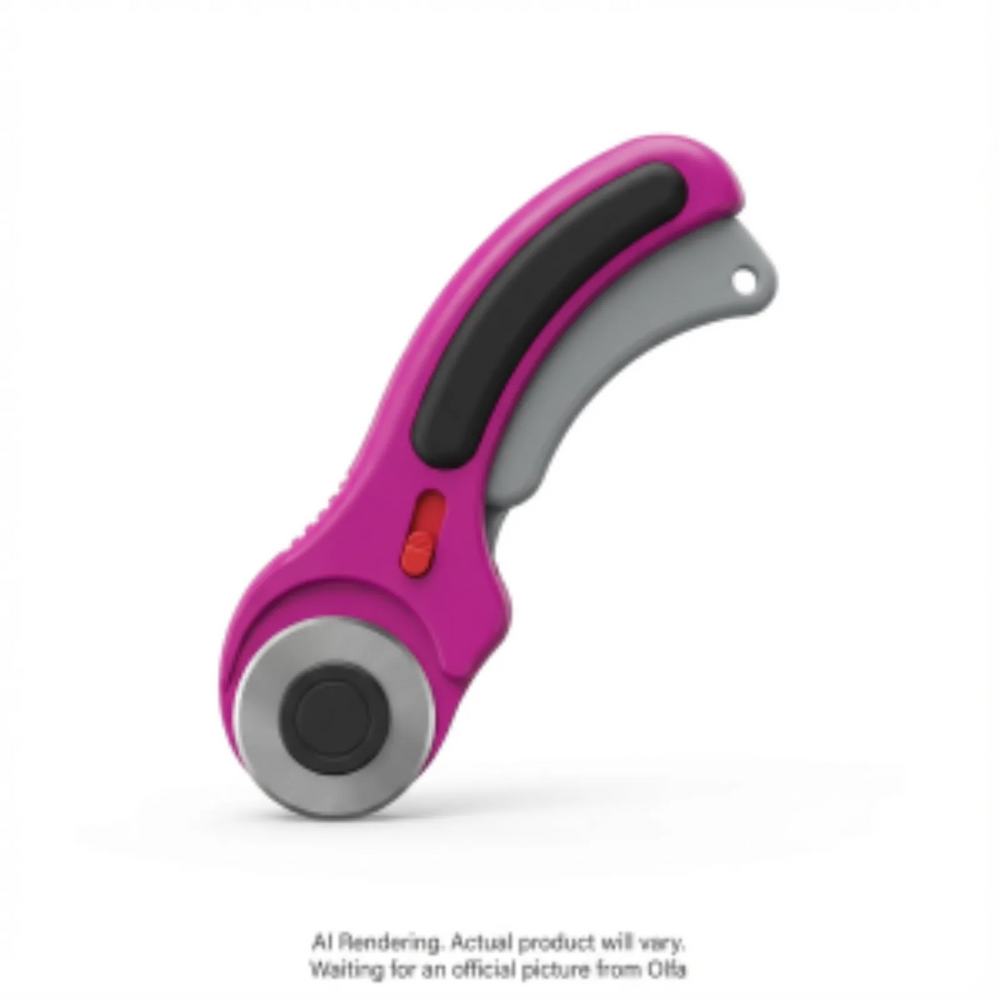 OLFA 45mm RTY-2/DX/MAG Ergonomic Rotary Cutter, Magenta