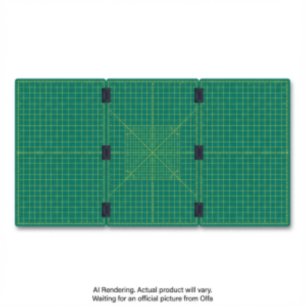 OLFA RM-CLIPS/3-01 35" x 70" Continuous Grid Rotary Mat Set