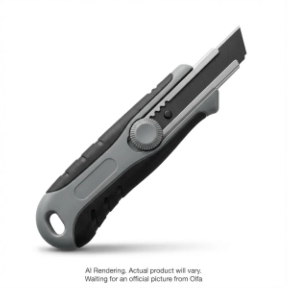 OLFA 18mm NOL-1/BB Rubber-Grip Auto-Lock Utility Knife