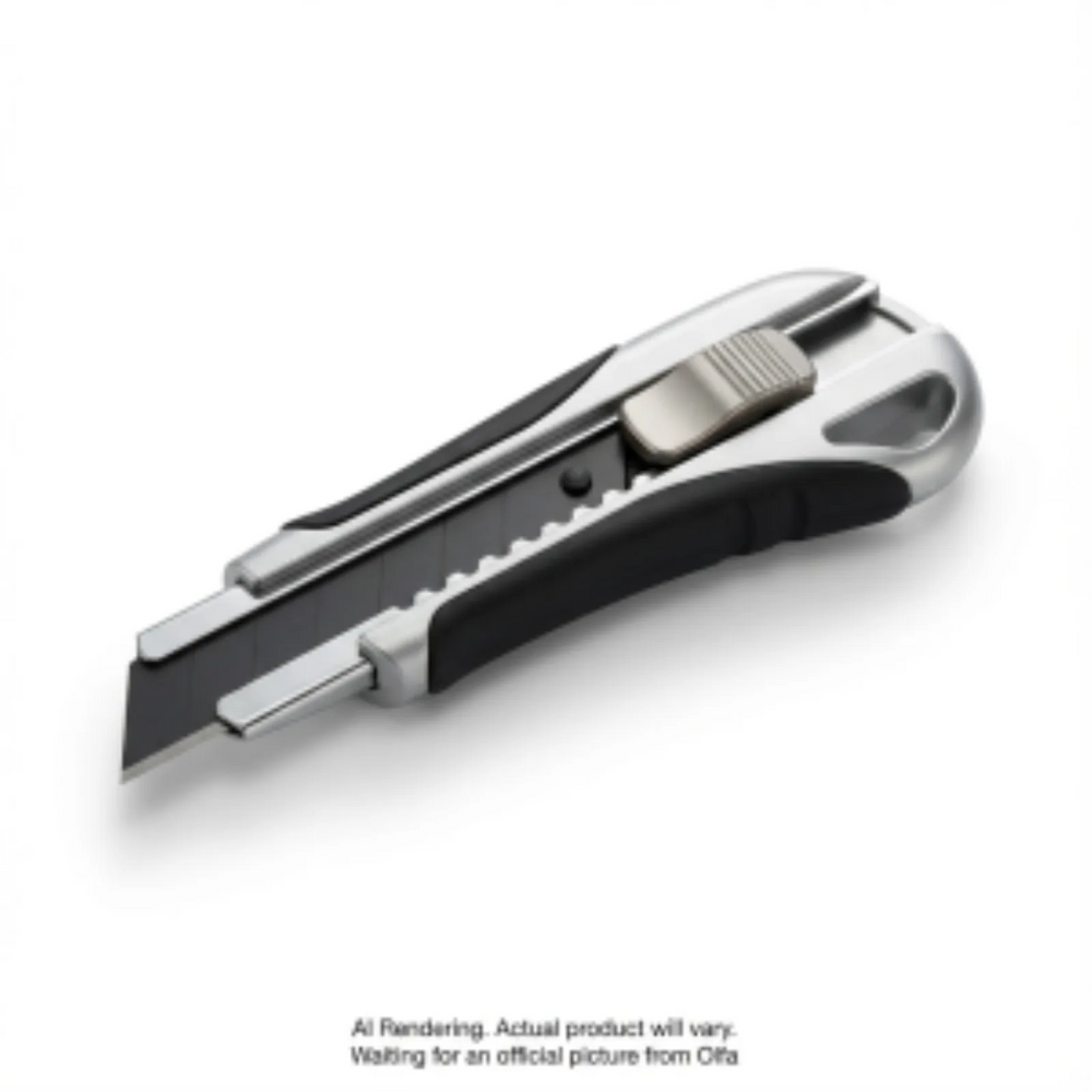 OLFA 18mm MXP-AL Die-Cast Aluminum Handle Auto-Lock Knife
