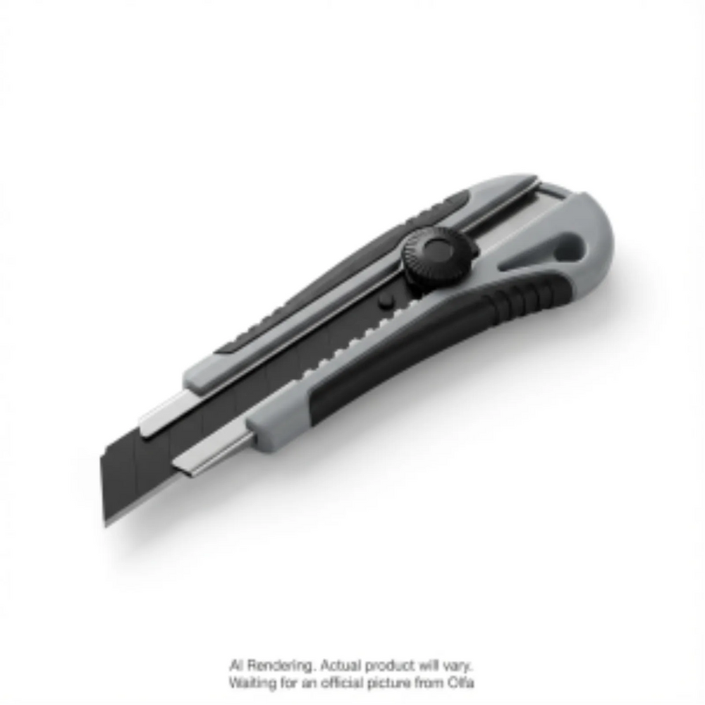 OLFA 25mm NH-1 Rubber Grip Ratchet-Lock Knife