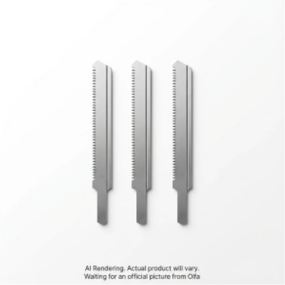 OLFA KB4-NS/3 Narrow Saw Blade, 3pk