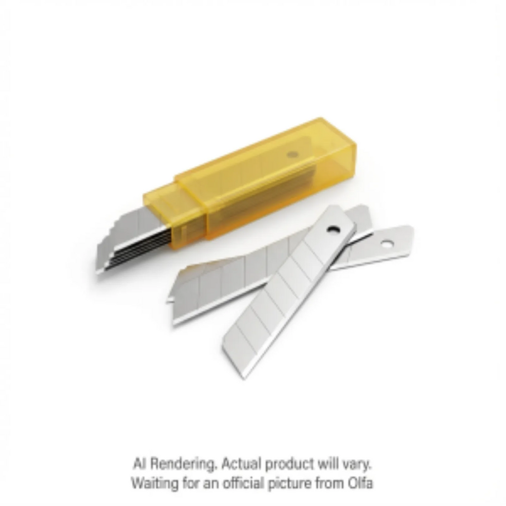 OLFA 9mm AB-50S Stainless Steel Snap Blades, 50pk