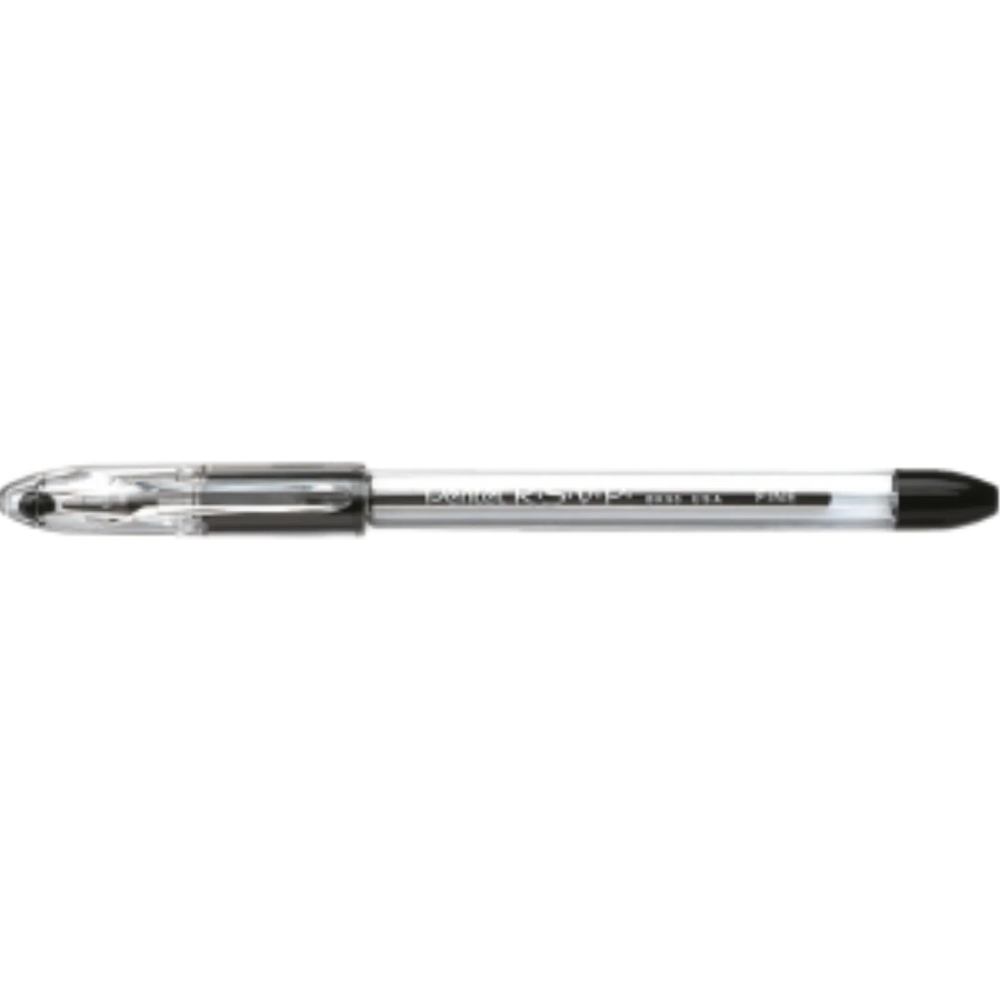 R.S.V.P. Ballpoint Pen, (0.7mm), Black Ink, 2PC Pack