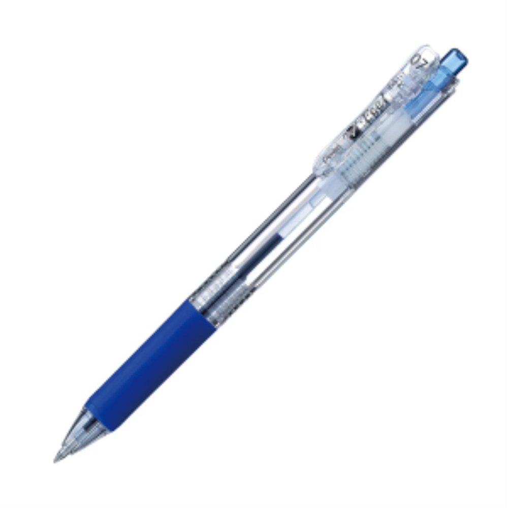 V Feel Retractable Ballpoint Pen, (0.7mm), Blue Ink