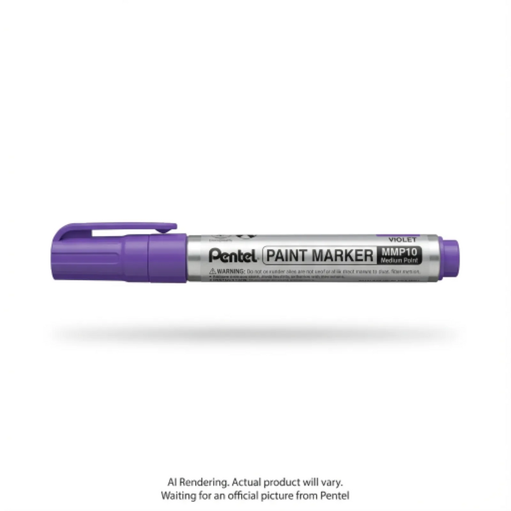 Pentel Paint Marker, Medium Point (4.5mm), Bullet Tip, Violet Ink