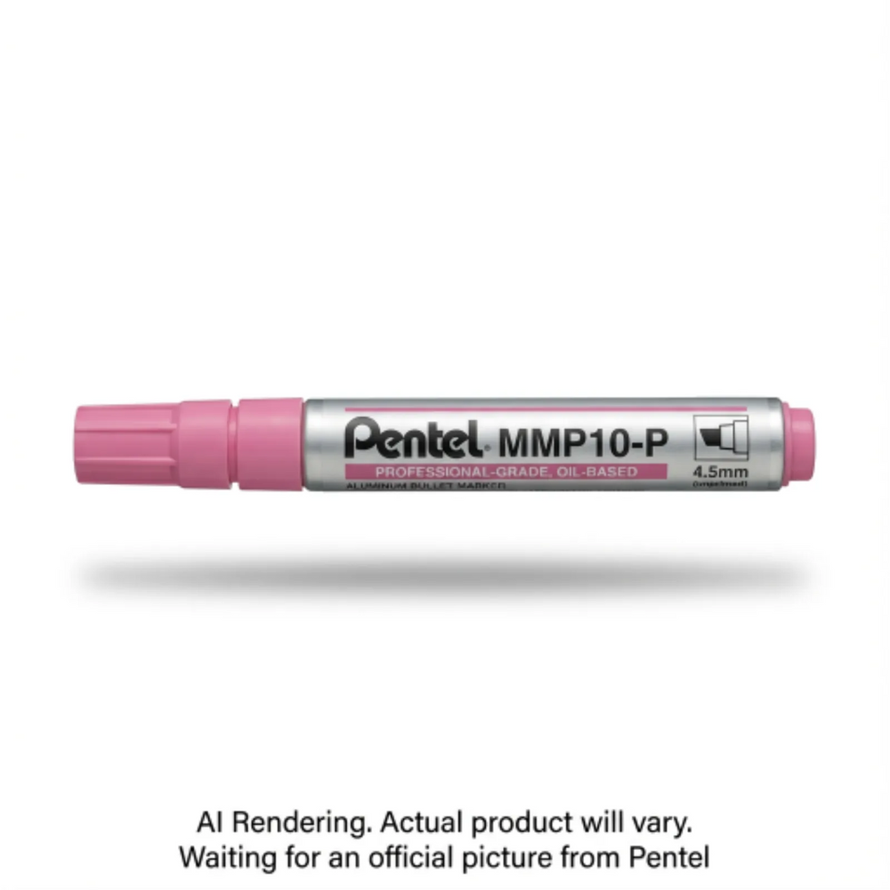 Pentel Paint Marker, Medium Point (4.5mm), Bullet Tip, Pink Ink