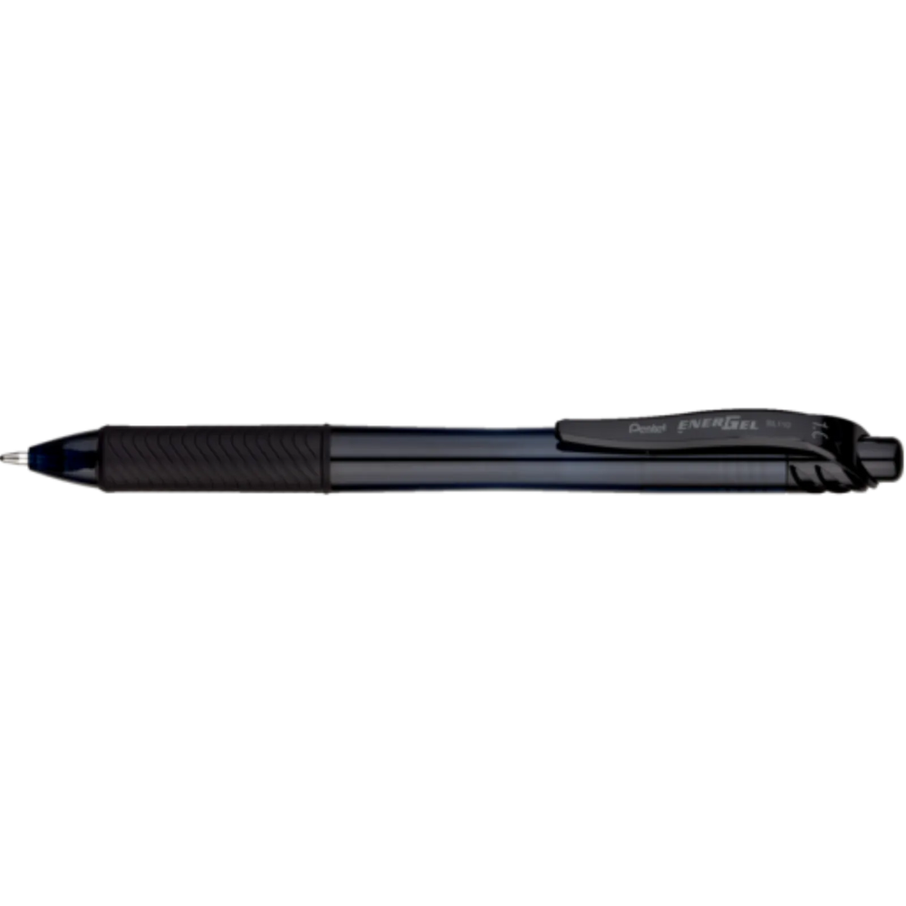 EnerGel-X Retractable Gel Roller, (1.0mm) Metal Tip, Black Ink