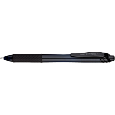 Pentel EnerGel-X Retractable Gel Roller 1.0mm Metal Tip Black Ink (BL110-A)