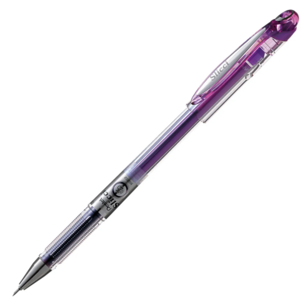 Pentel Arts Slicci (0.25mm) Extra Fine Tip Gel Pen - Violet Ink