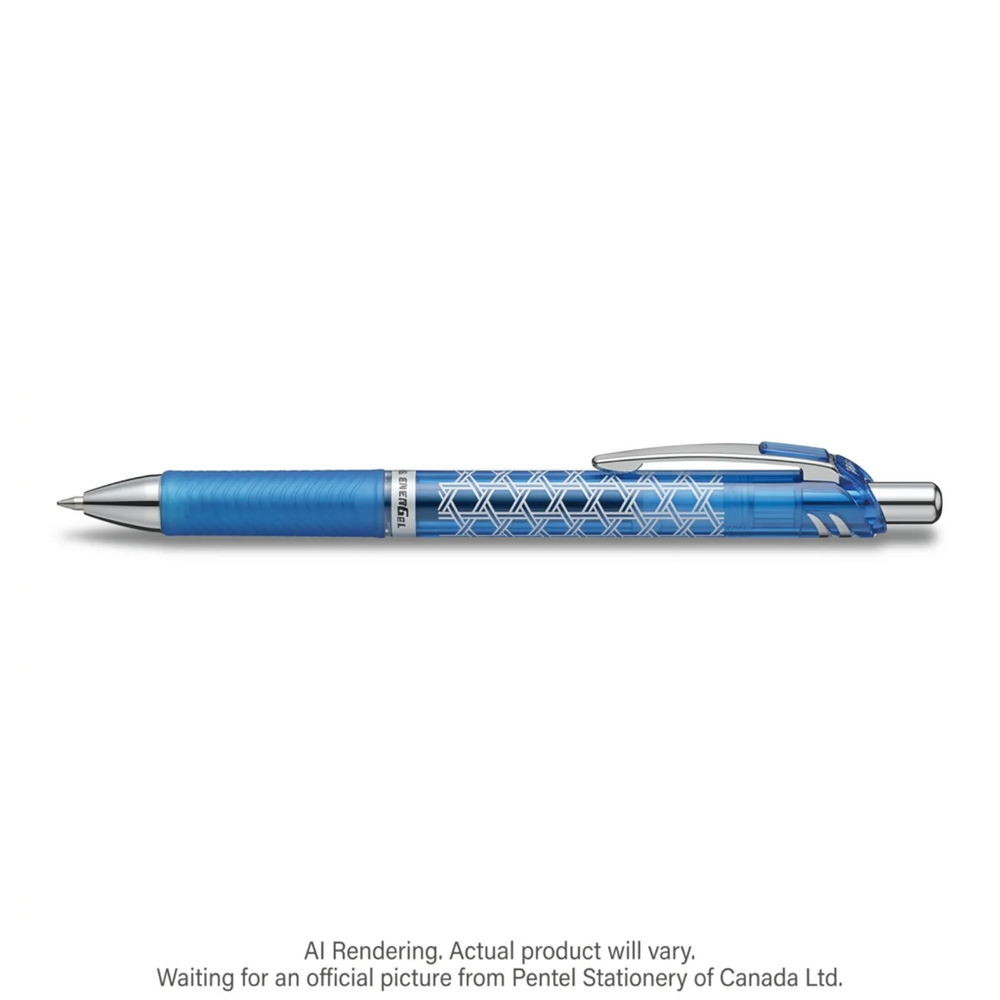 Pentel EnerGel Limited Edition Edo-Kiriko #2 (0.5mm) Metal Tip, Blue Ink
