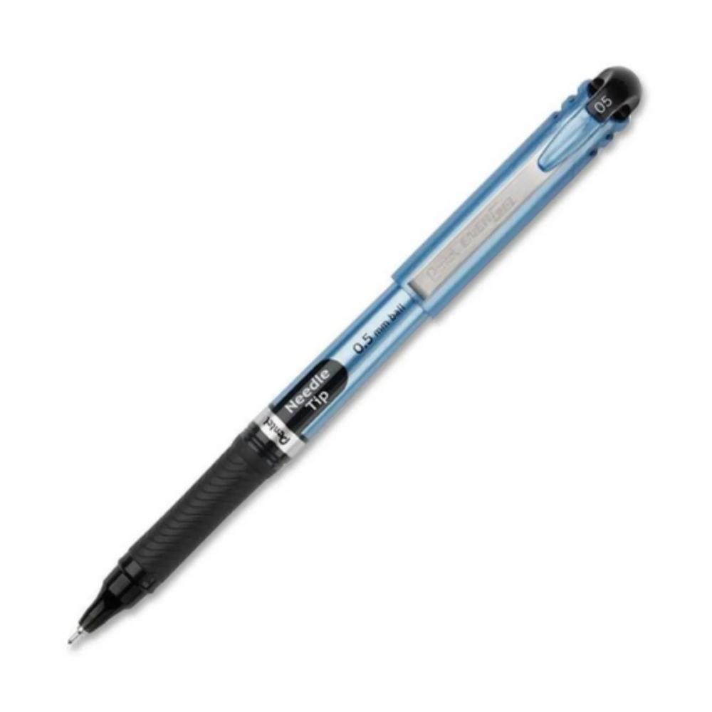 EnerGel Liquid Gel Pen, (0.5mm) Needle Tip, Black Ink
