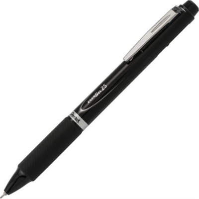 Pentel EnerGel 2-Ink Multi-Function Pen, Black/Red Ink + 0.5mm Pencil (BLW355A)